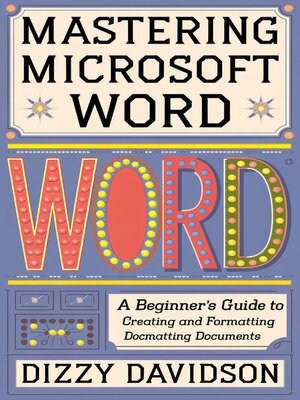 cover image of Mastering Microsoft Word